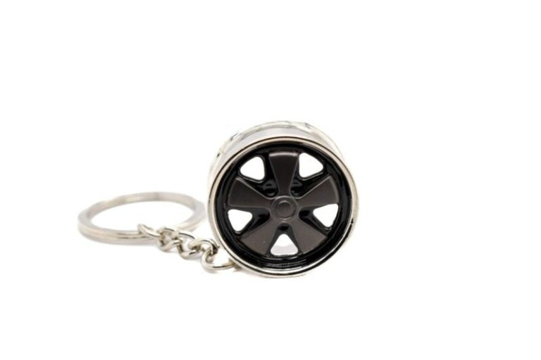 FUCHS wheel all black keychain