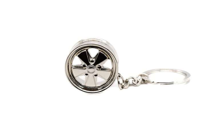 FUCHS WHEEL ALL CHROME KEYCHAIN