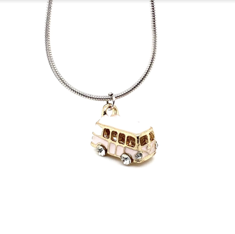 BUS CHARM NECKLACE